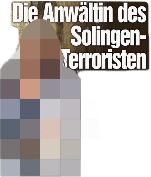 Ausriss Bild-Zeitung - Die Anwältin des Solingen-Terroristen