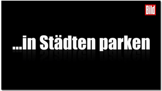 Screenshot Bild.de - in Städten parken